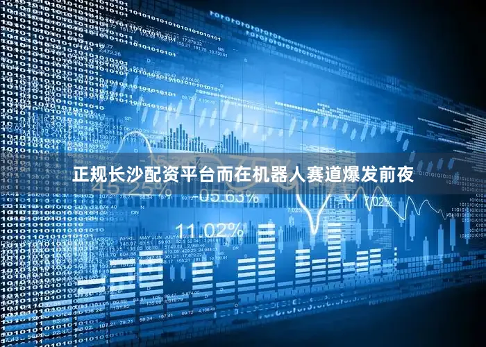 正规长沙配资平台而在机器人赛道爆发前夜